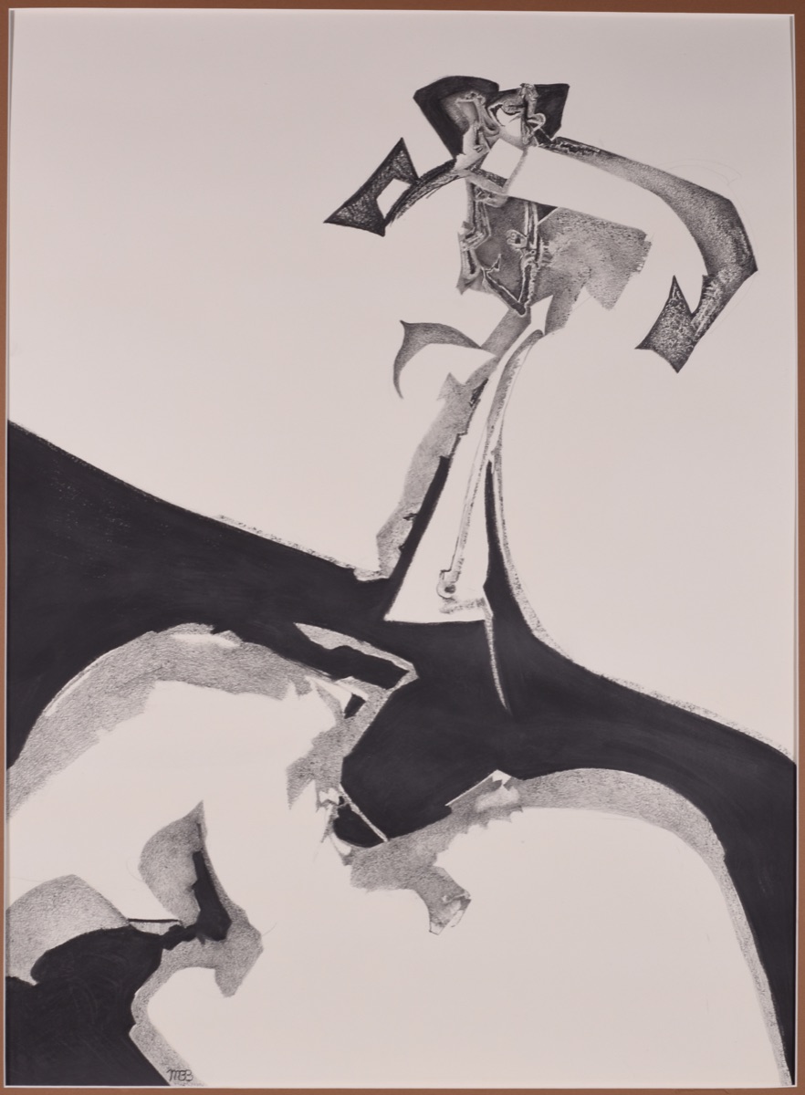 Grafted, graphite drawing by Michael Burlingame